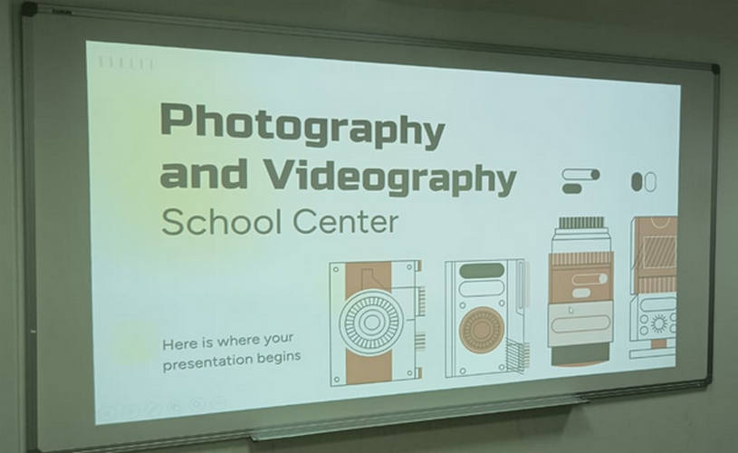 A course (professional photography) at the College of Engineering in Wadi Al-Dawasir