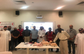 "First Aid Course" at College of Engineering in Wadi Addwasir