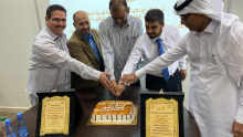 Honoring ceremony on the occasion of the promotion of Dr. Kanagaraj to the rank of professor and Dr. Muhammad Al-Ansi receiving his doctorate