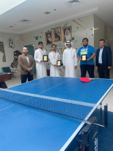 Table tennis championship in College of Engineering in wadi addwasir
