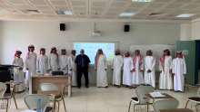 An awareness lecture entitled "Financial Awareness and Savings Culture" at the College of Engineering in Wadi Al-Dawasir