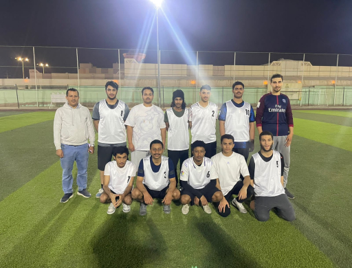 Participation of Al-Dawasir engineering students in the university’s football championship